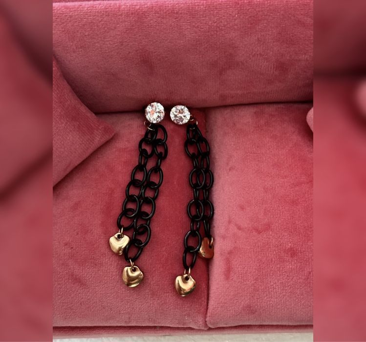 Długie kolczyki łańcuch