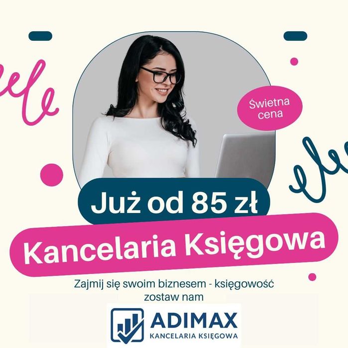 Biuro Rachunkowe od 85zł | Księgowość | JDG | Usługi księgowe online