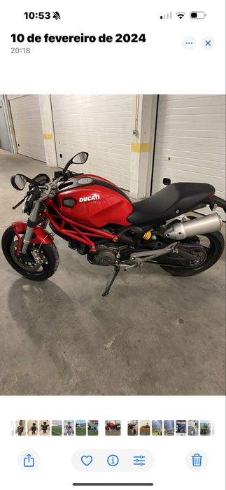 Ducati monster 696 , guardada na garagem sem uso , esta nova