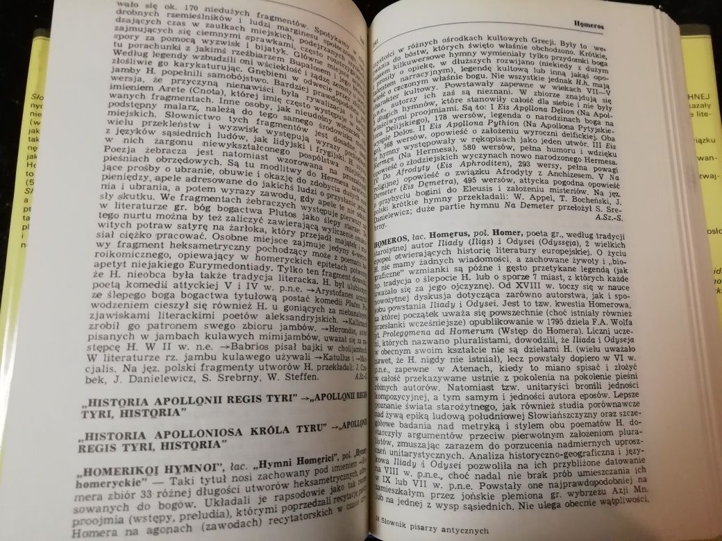 Słownik pisarzy antycznych Anna Świderkówna