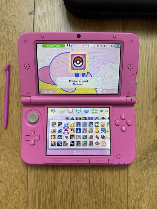 Nintendo 3DS XL Rosa (128Gb, 300+ Jogos)