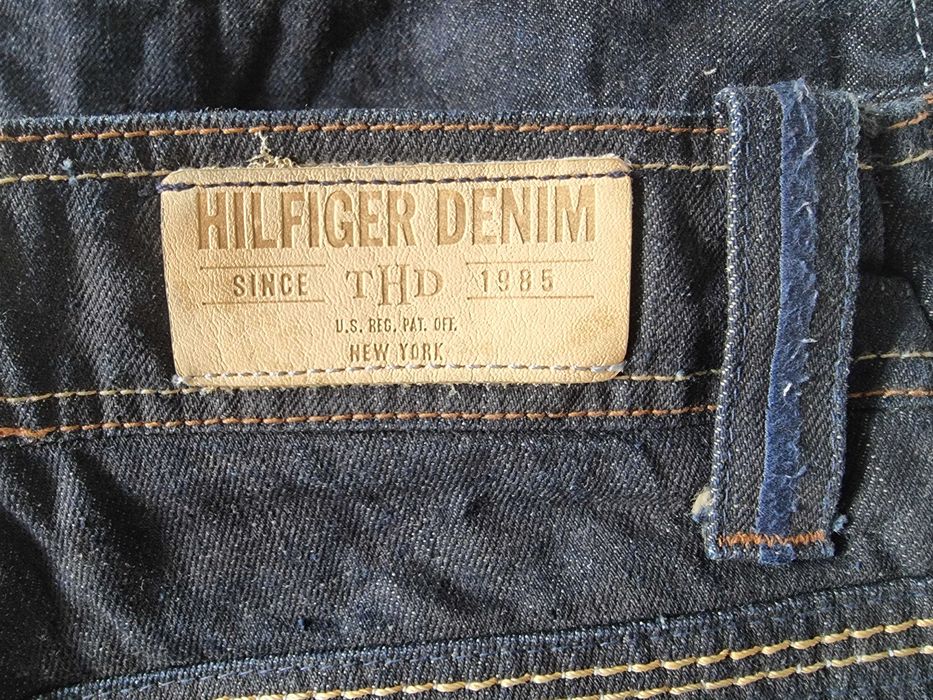 Tommy Jeans Hilfiger Denim ogrodniczki rybaczki retro styl NYC S M