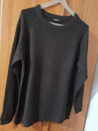 brązowy dzianinowy sweter roz 42