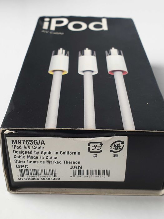 кабель AV Cable Composite RCA to JACK Apple iPod M9765G/A