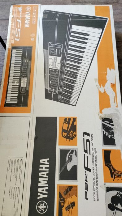 Teclado digital portátil e compacto - Yamaha PSR- F 51