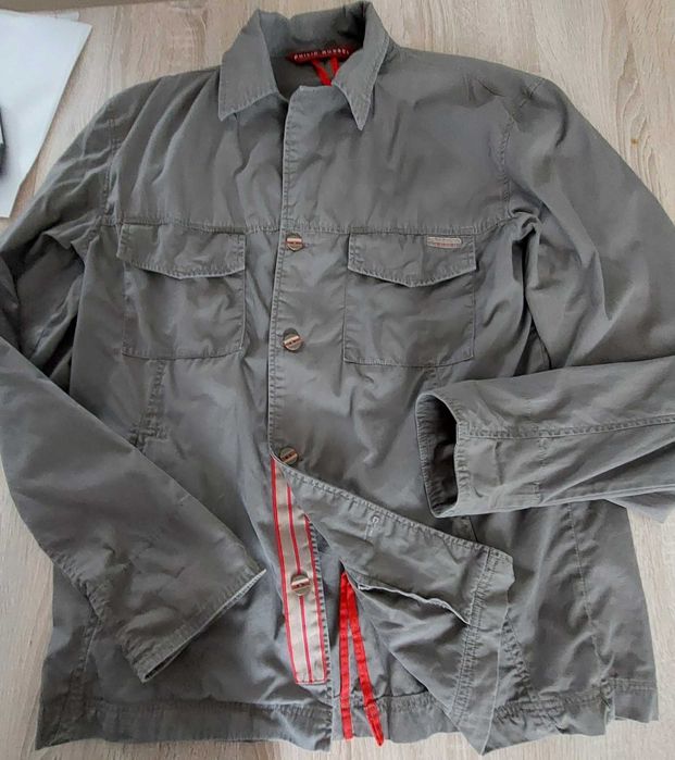 Philip Russel; khaki casualowa marynarka/wdzianko dla maoisty/renegata