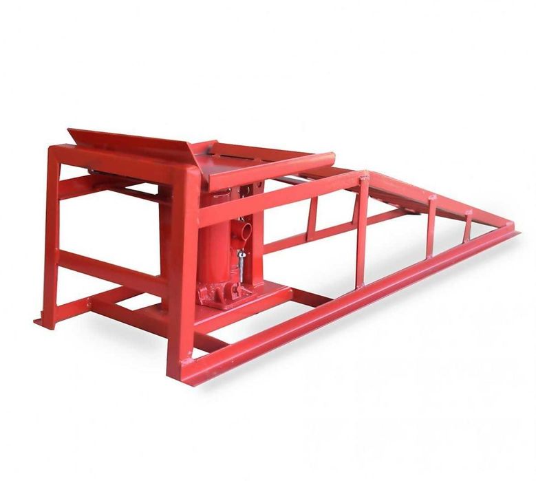 Rampa Z podnośnikiem Hydraulicznym Najazdy do Samochodu z Lewarkiem