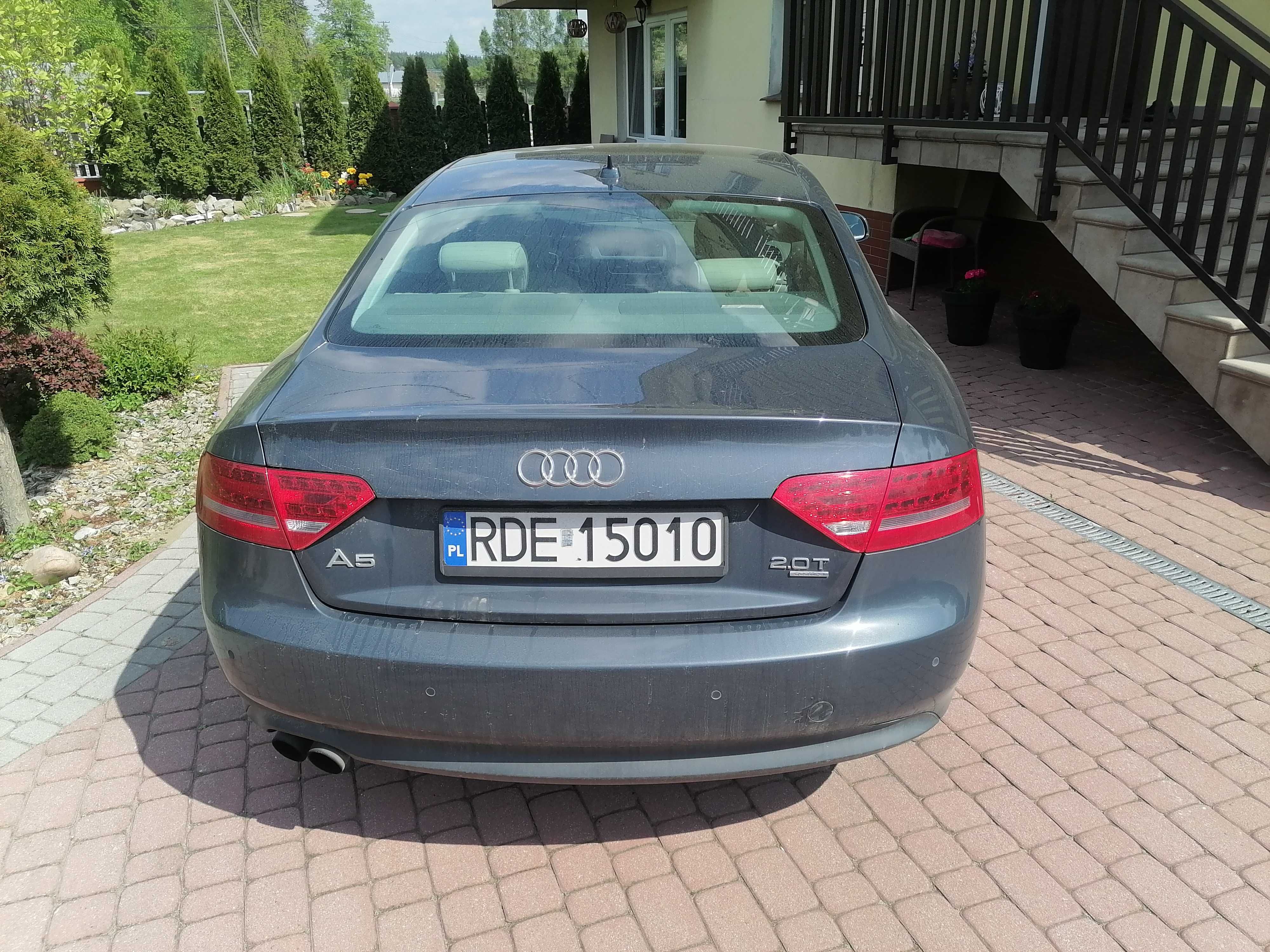 Audi a5 2.0tfsi 211km 152tys przebiegu s tronic panorama skóry