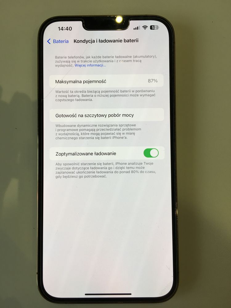 iPhone 13 Pro Max złoty 128gb