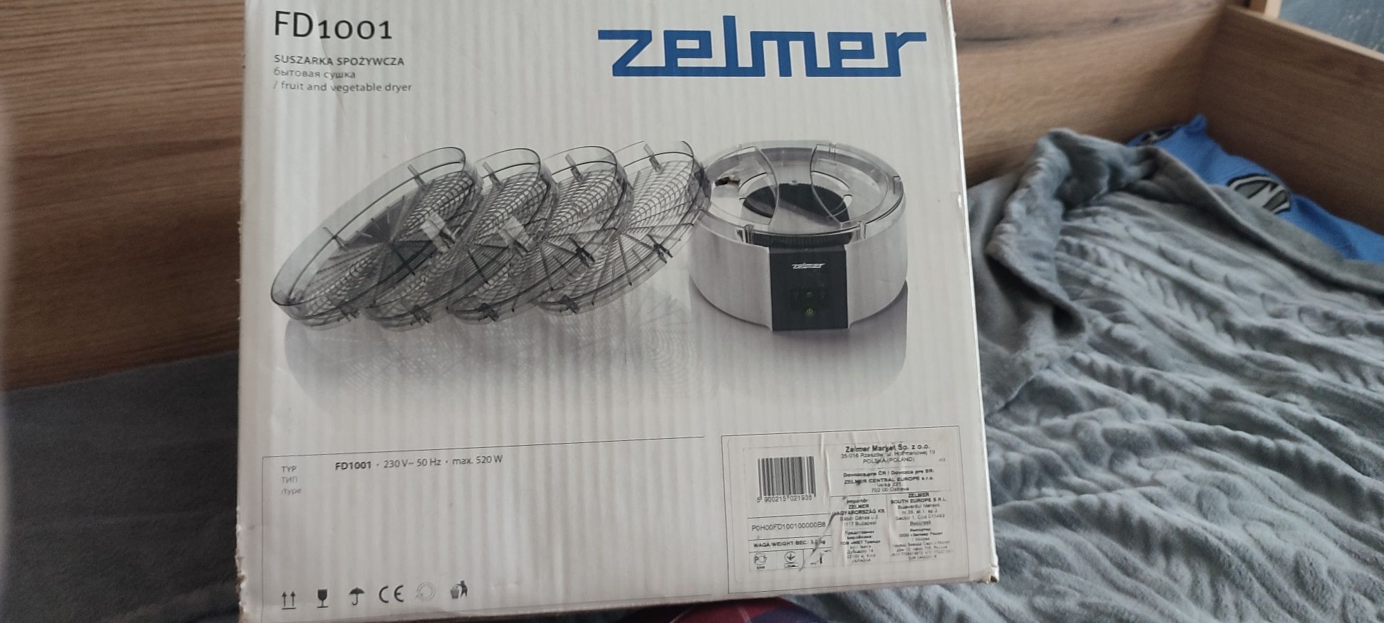 Сушарка ZELMER FD1001 520W