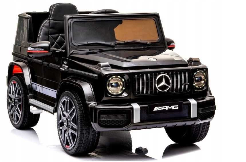 Mercedes G63 Czarny Piankowe Koła Eva, Miękki Fotelik Licencja