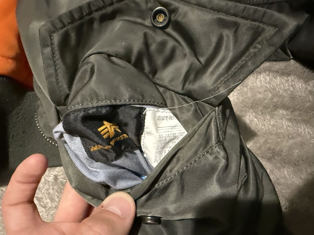 бомбер alpha industries