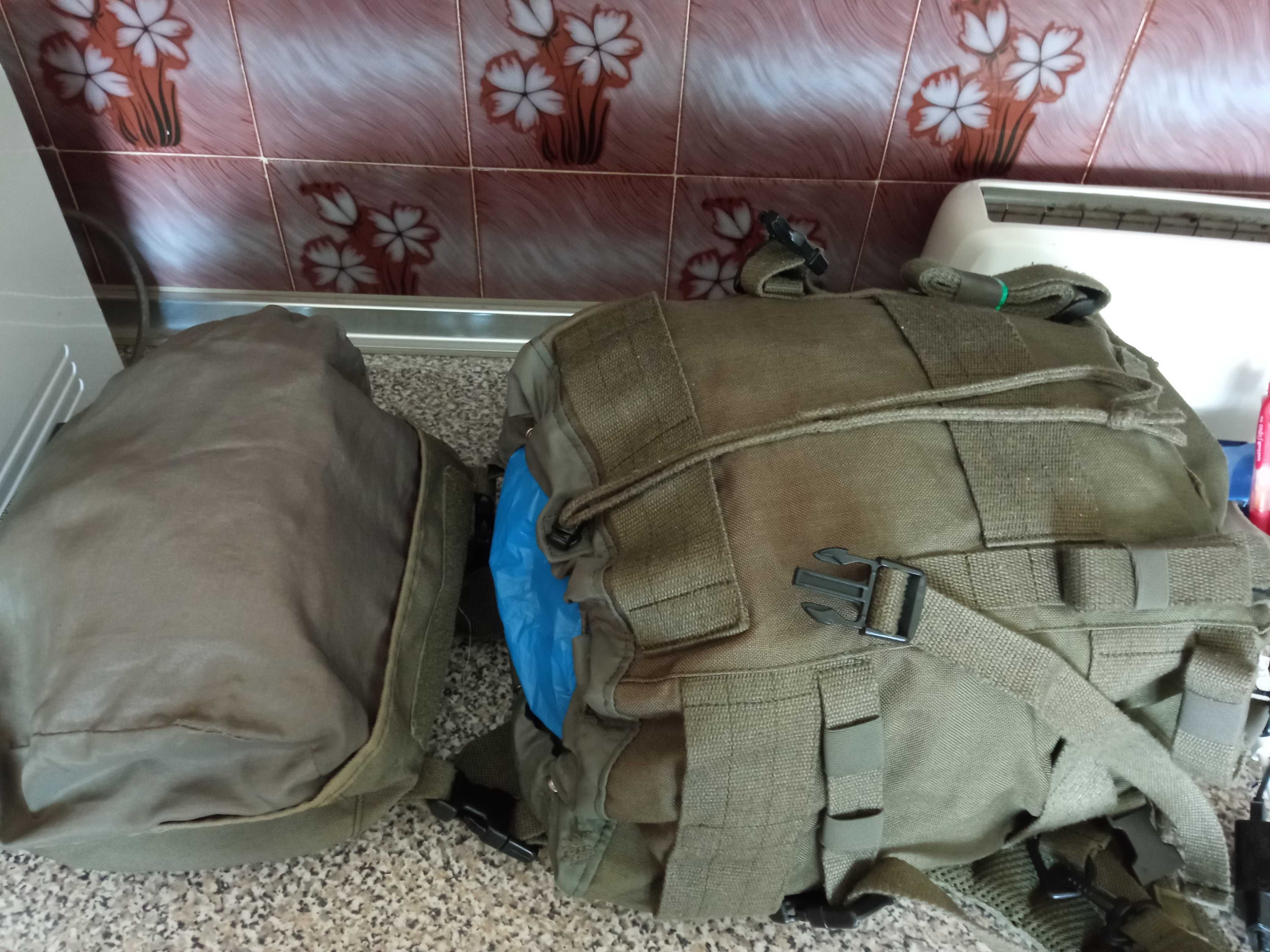Mochila militar antiga do Exército Austríaco táctica de 20L molle