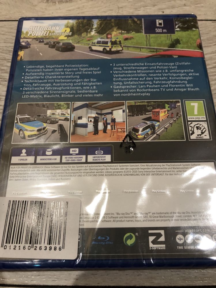 Nowa autobahn polizei simulator 2 PS4