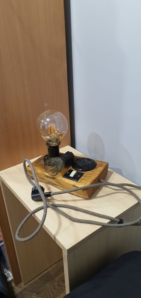 Лампа настольна вінтаж лофт loft ручна робота
