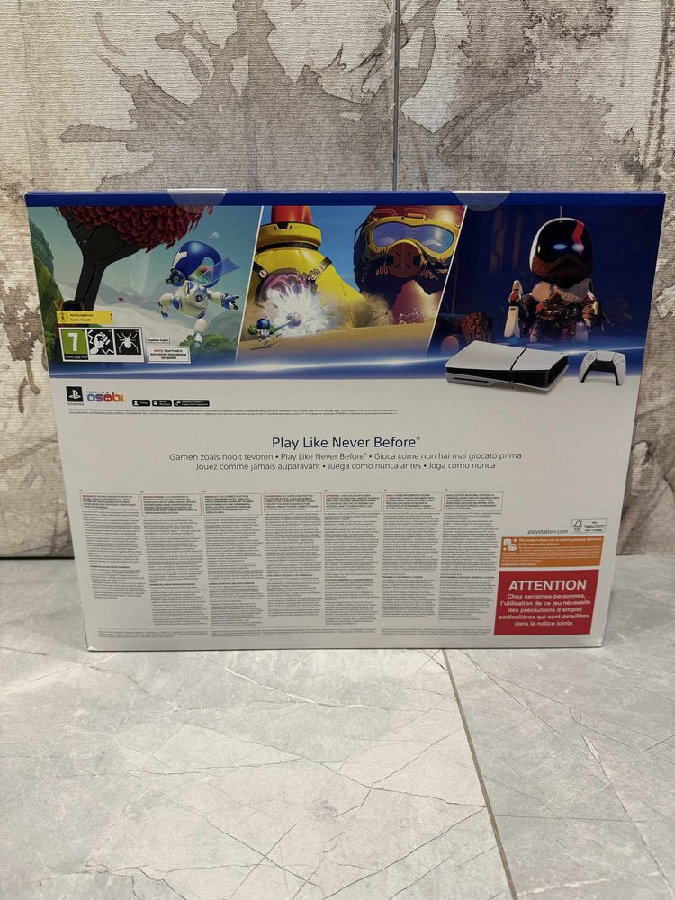 Nowa PlayStation 5 Slim 1TB z Napędem + Gra Astro Bot (Ps5)(ps5)(PS5)