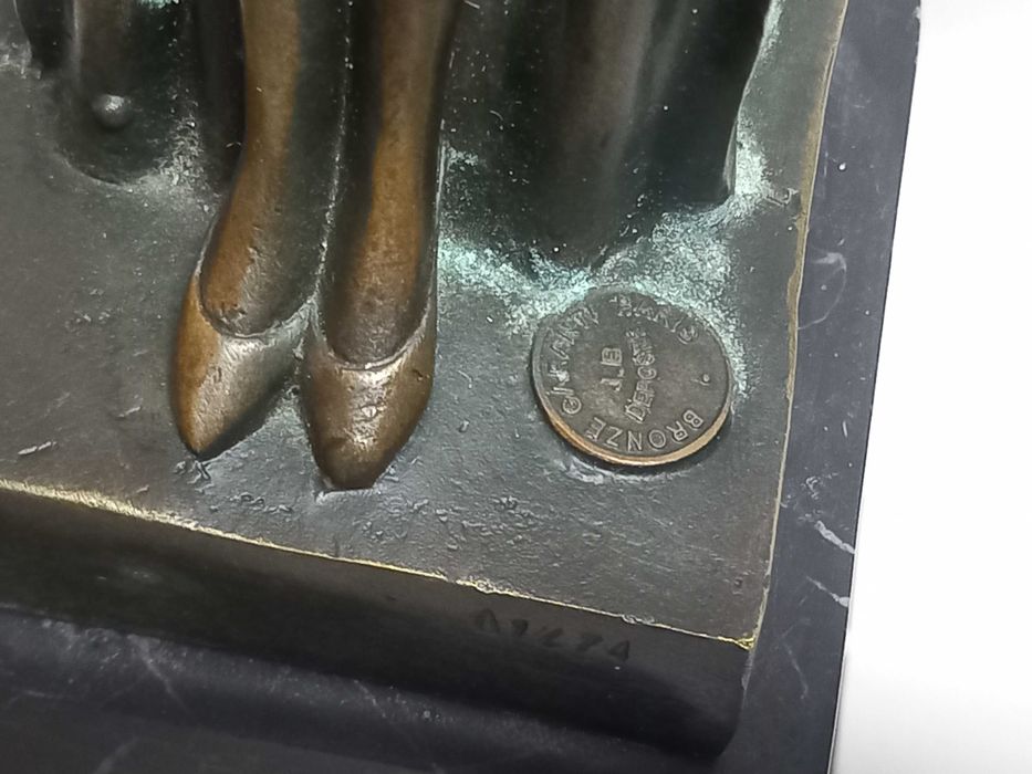 Bogini, brąz, proj. Demeter H. Chiparus, lata 20,30-te