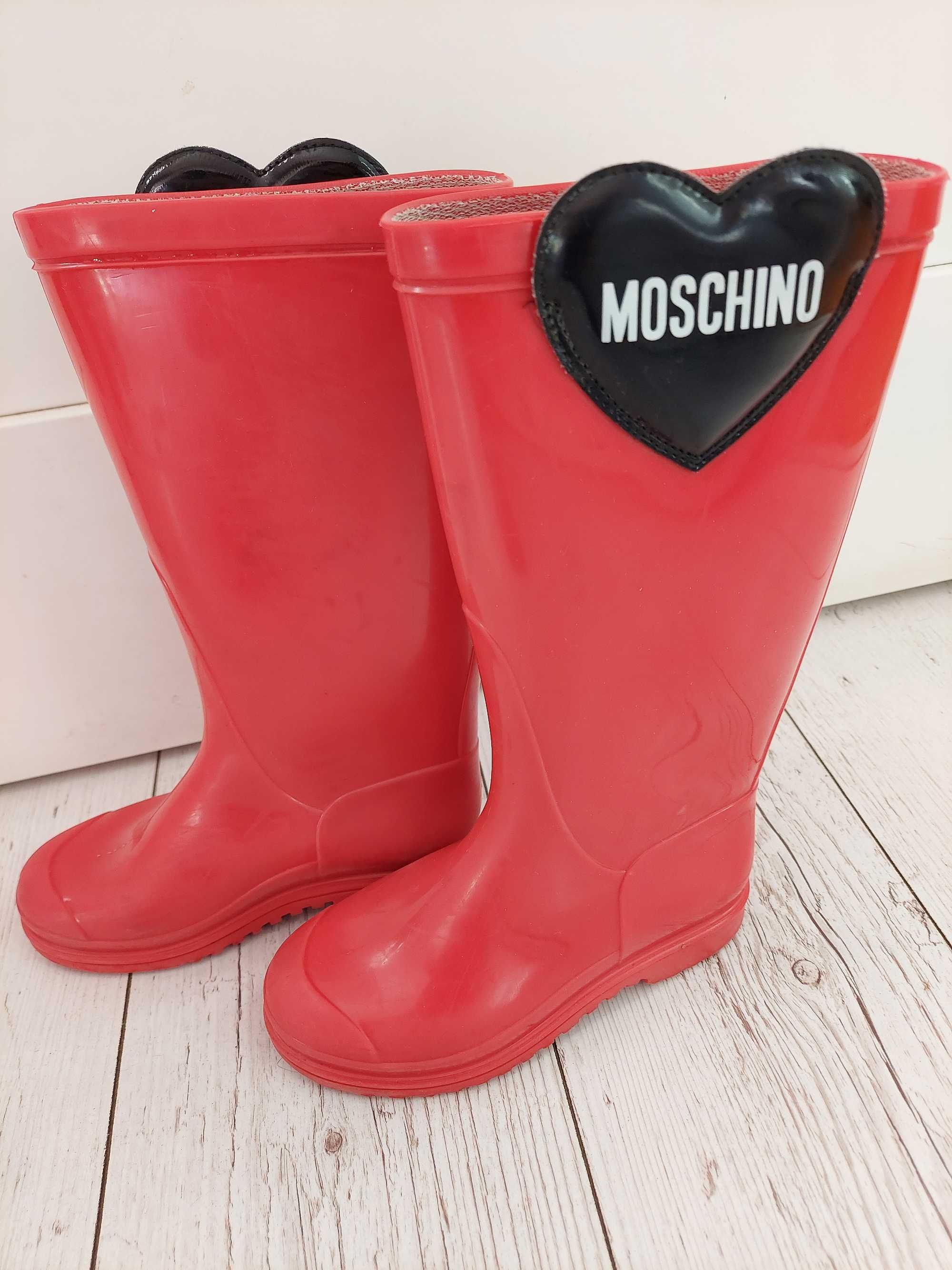 Kalosze dziecięce oryginalne MOSCHINO rozmiar 30