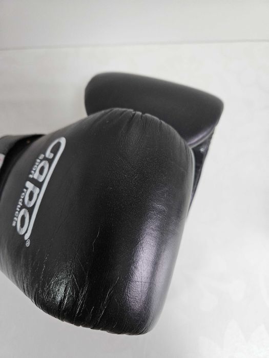 НОВЫЕ Кожаные боксерские перчатки битки Gapo и кистевые бинты Roomaif