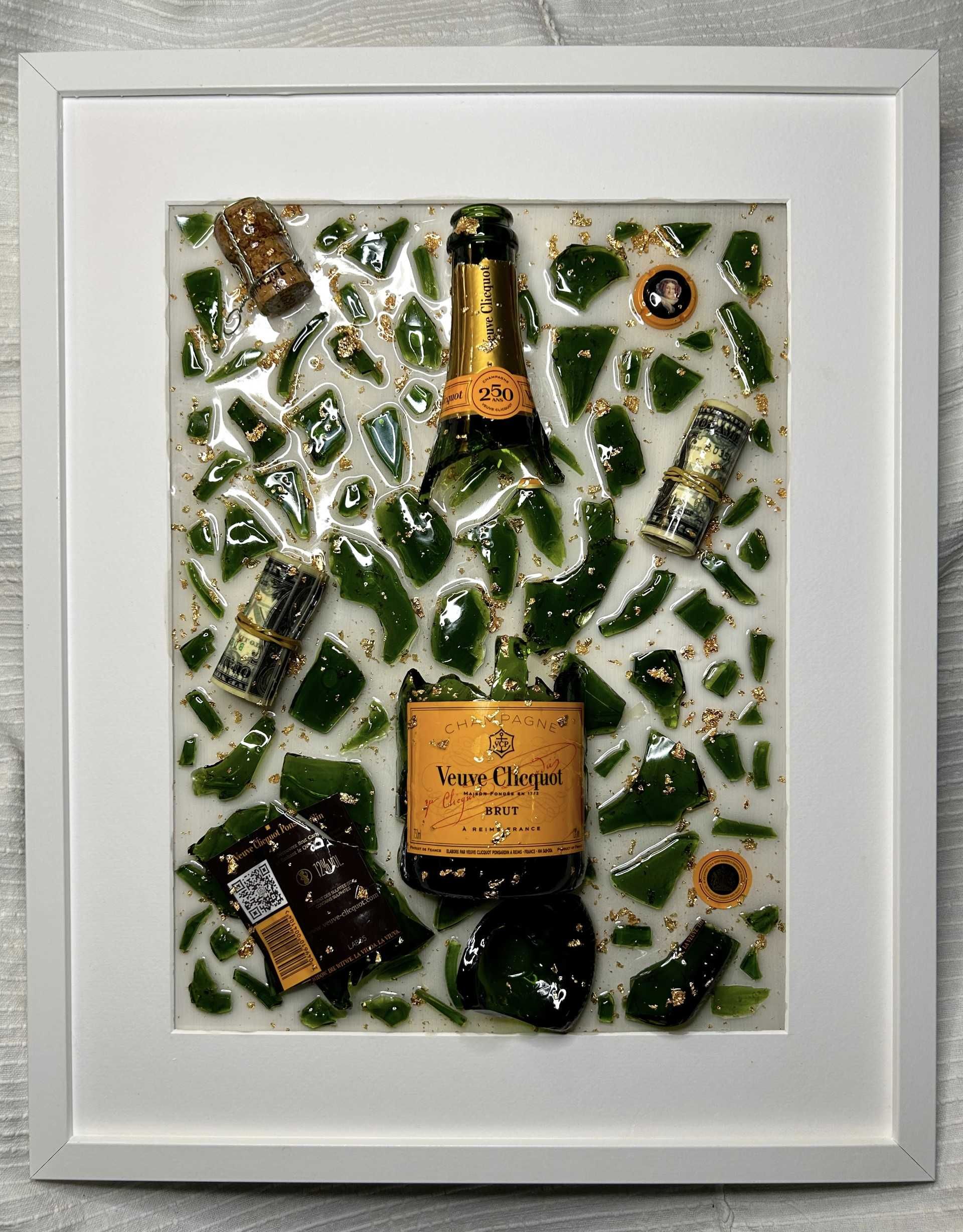 Quadro decorativo luxuoso Veuve Clicquot