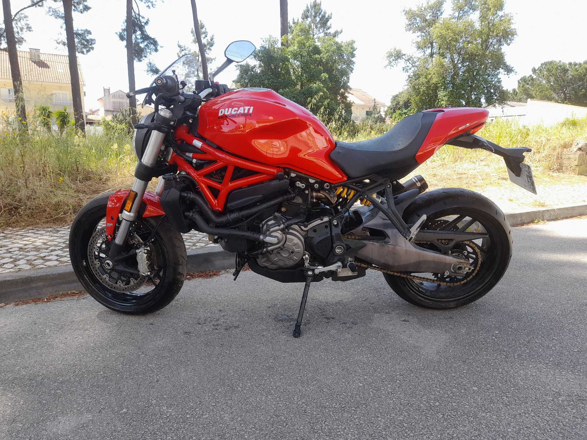 Ducati 821 acidentada 2018