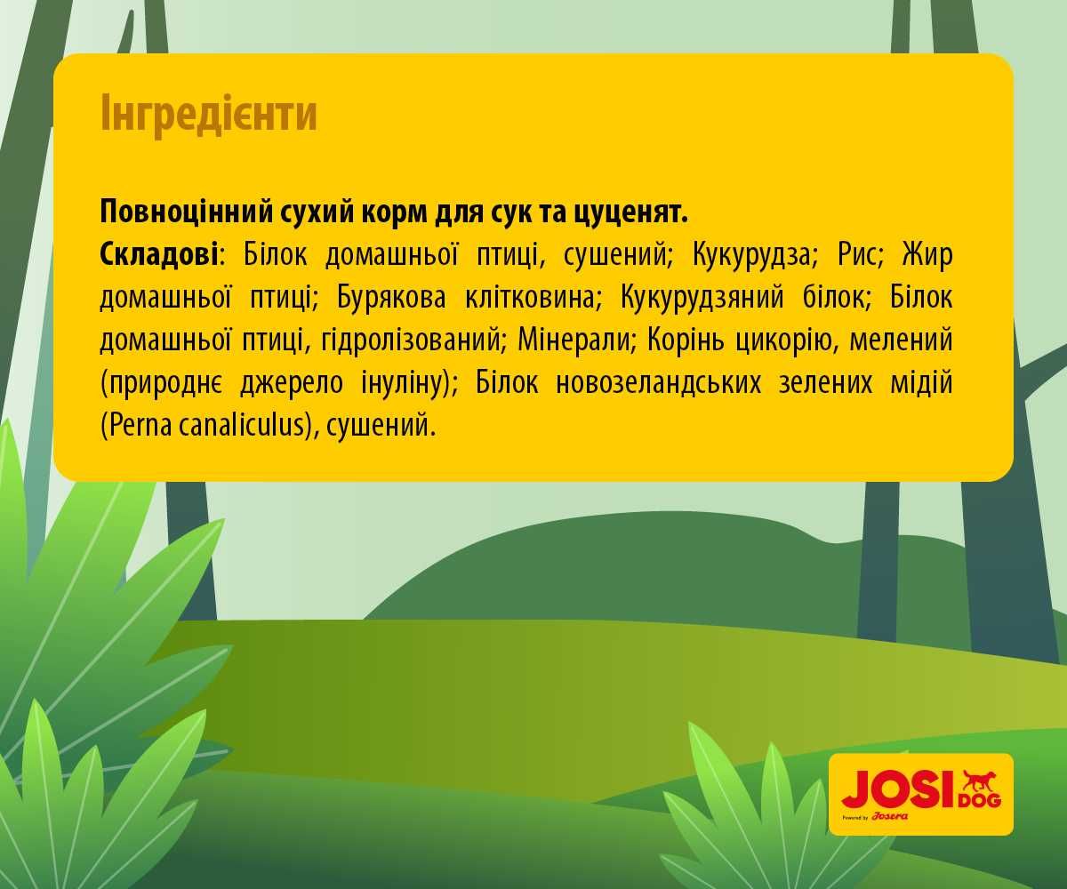 JosiDog Family 15кг від Josera. Преміум корм для самок та цуценят