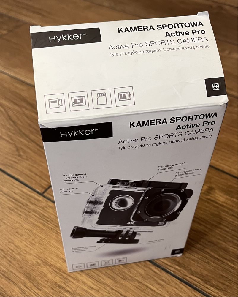 Nowa kamera sportowa Activ Pro Hykker 4K aparat