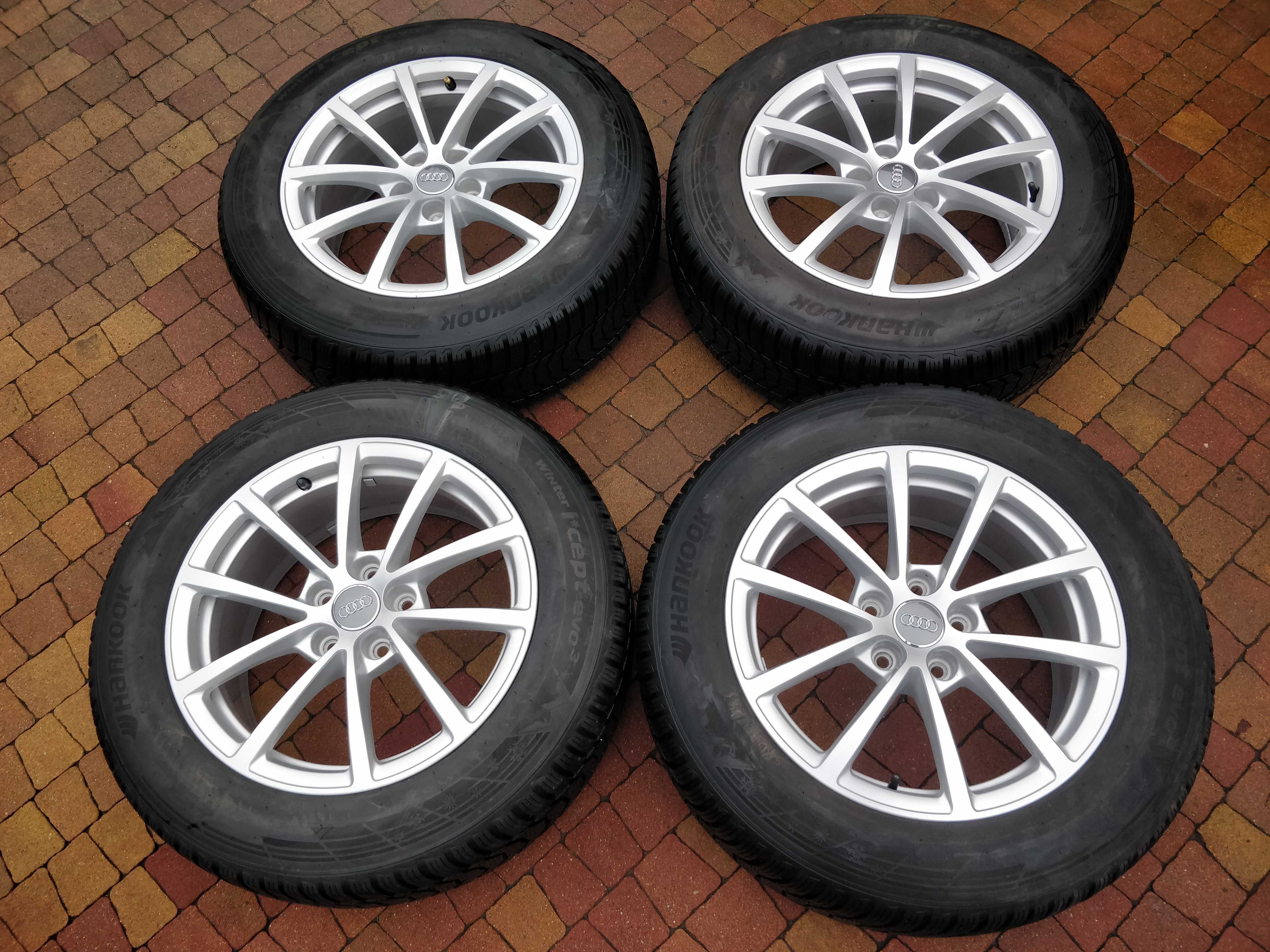 3367. Alufelgi 17" Audi A4 B8 A6 C6 C8 A5 A7 7.5J ET36 5x112 oryginał