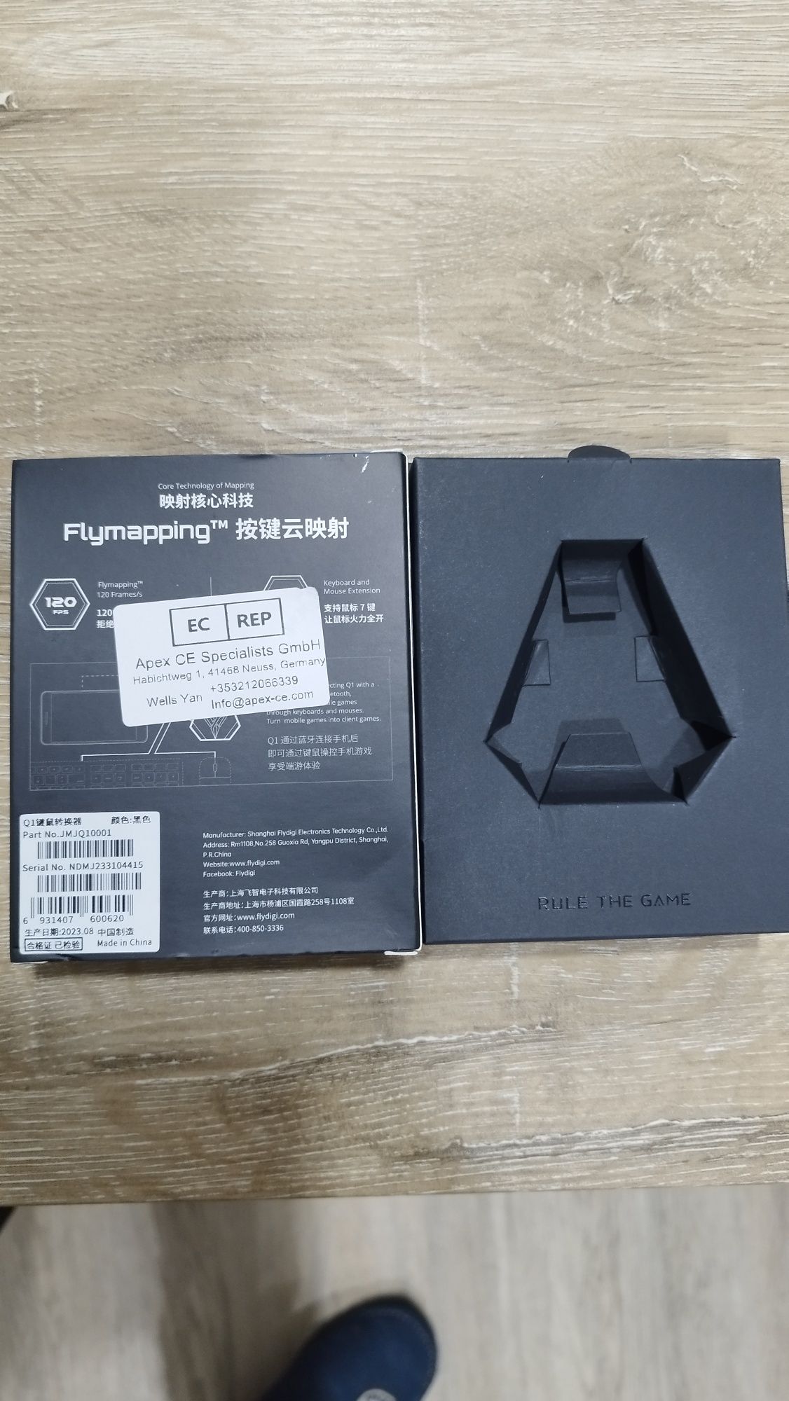 Flydigi Q1- teclado e mouse no telemóvel