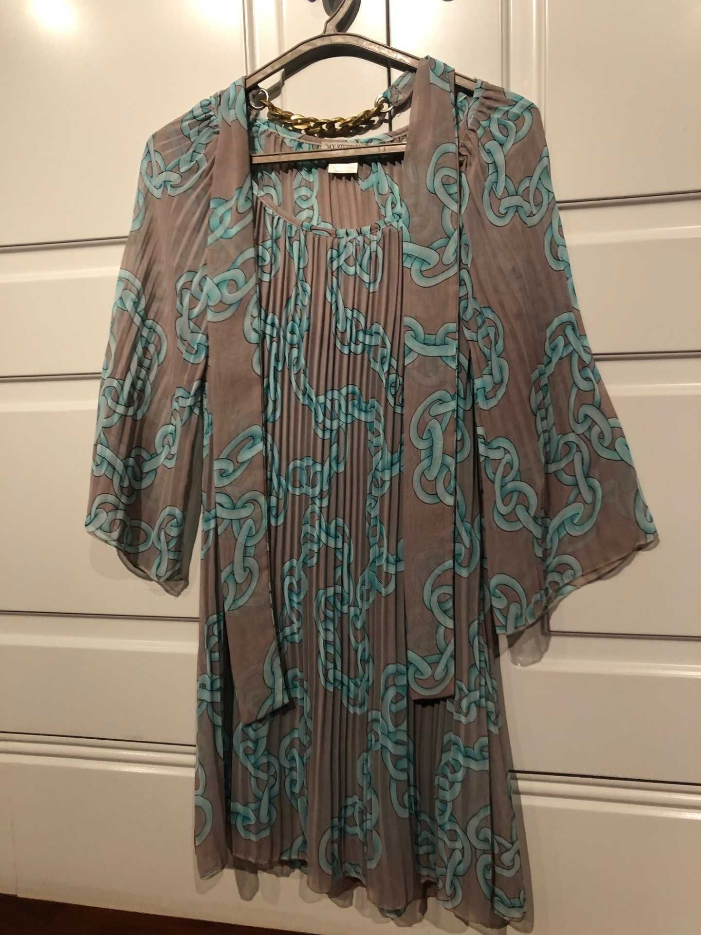vestido colorido com padrão marca MY STORY (MADE IN PARIS)  S/M