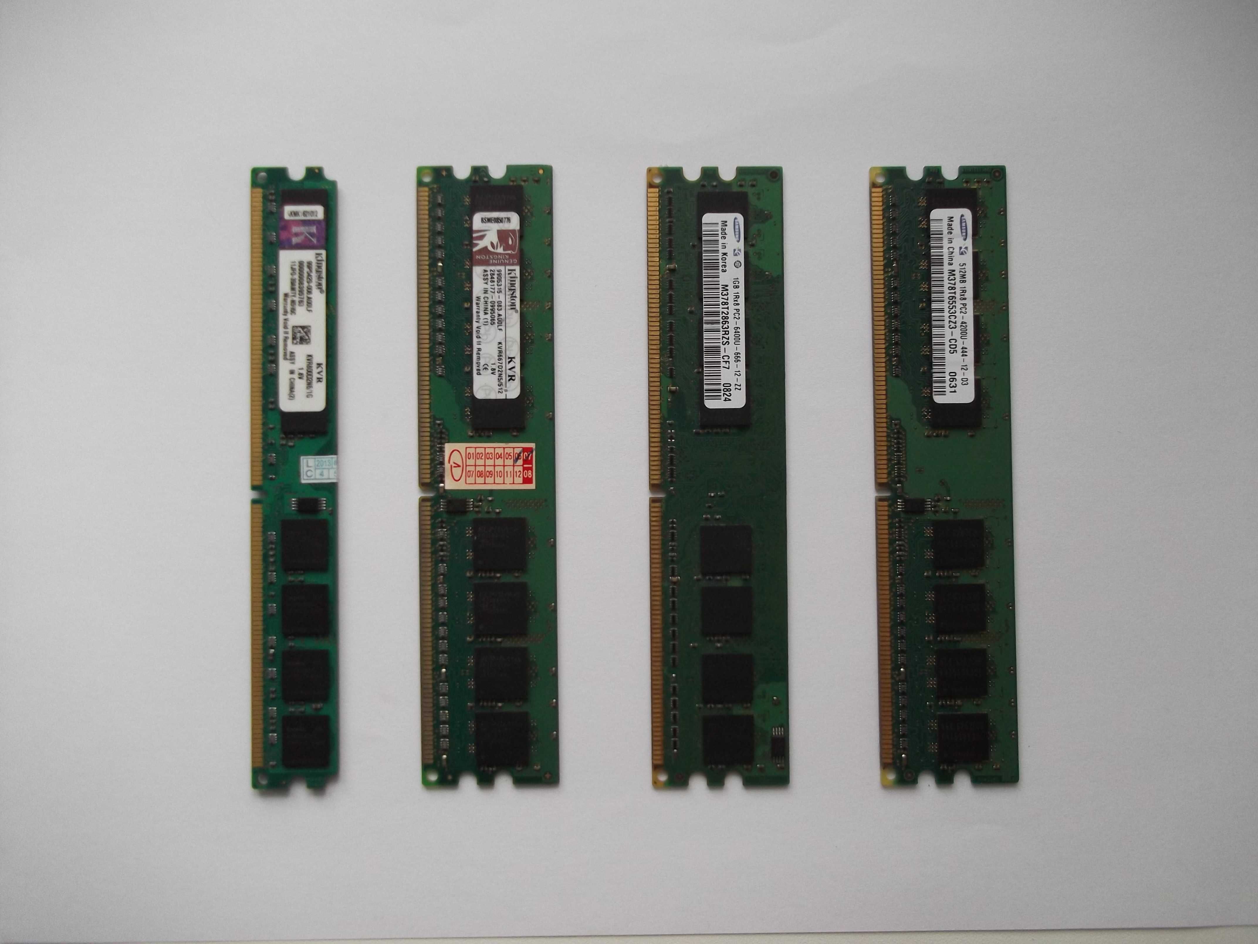 Оперативная память DDR2 1 GB 512 mb за 1шт.
