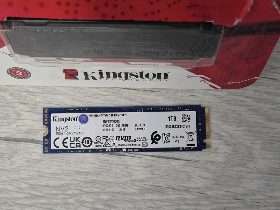 M.2 SSD диск 1TB Kingston NV2 (3500MBs\PCI-e 4.0 x4). TradeIN