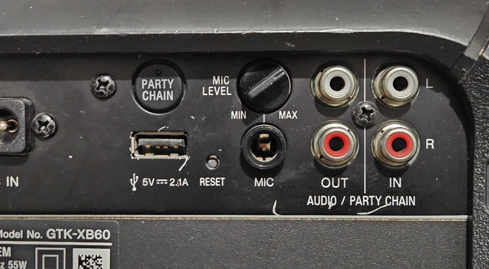 Sony GTK-XB60 - głośnik przenośny bluetooth (możliwa wysyłka)