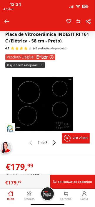 Placa vitroceramica Indesit