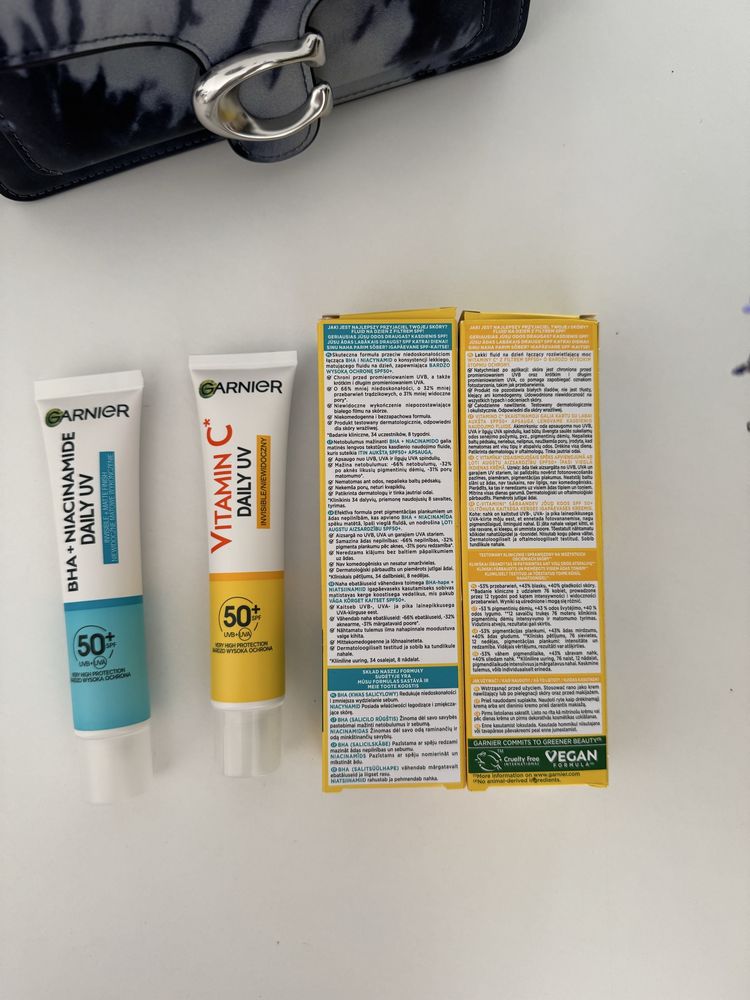 Garnier zestaw do pielęgnacji twarzy, 2x fluid, wit.C