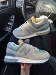 Чоловічі Кросівки New Balance 574 & Stone Island сірі