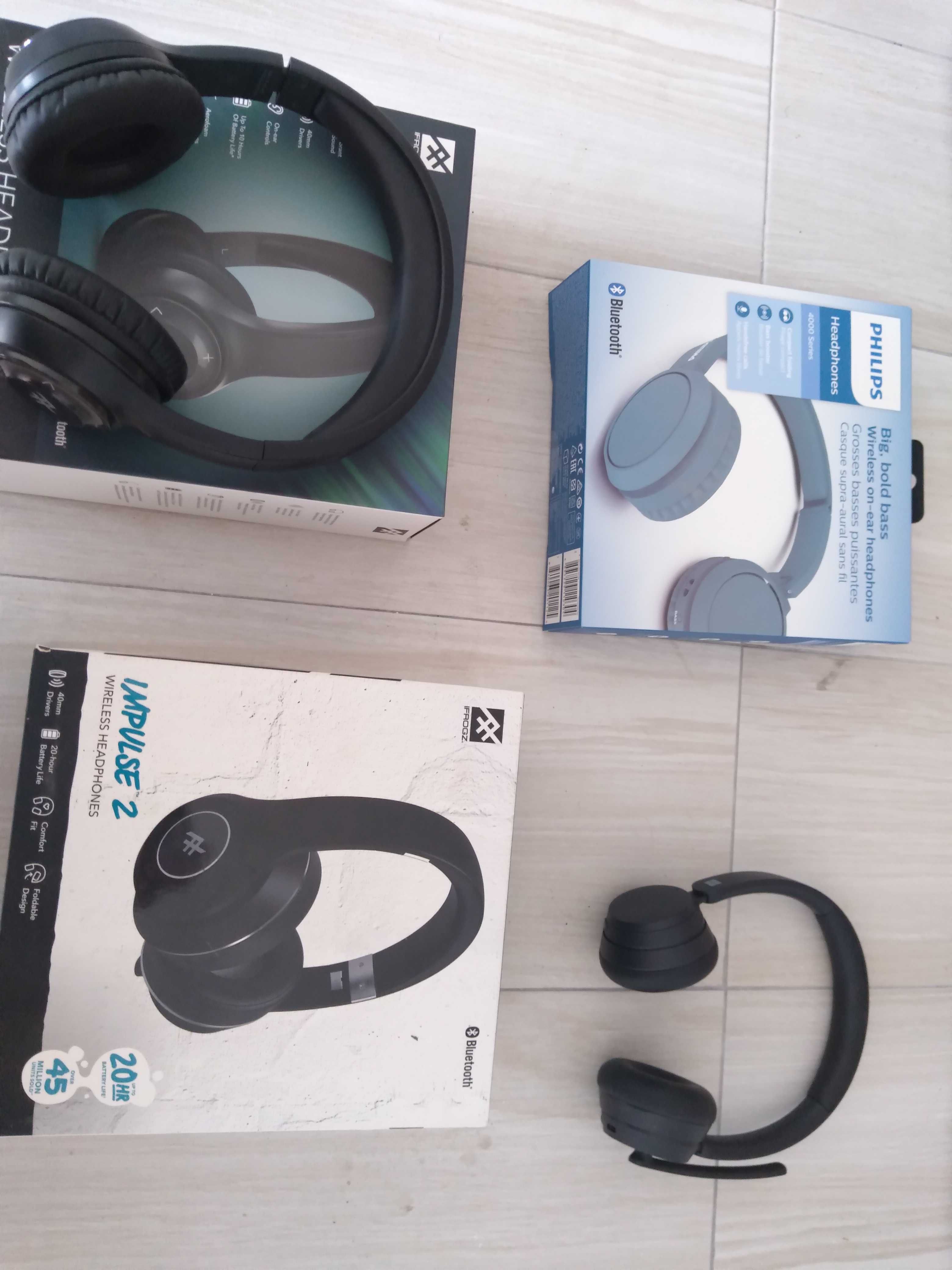 Headphones,auscultadores wireless todos c/Mic Novos( Ler descriçao)
