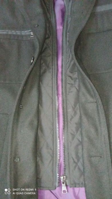 Męska kurtka elegancka wełniana jesienna zimowa