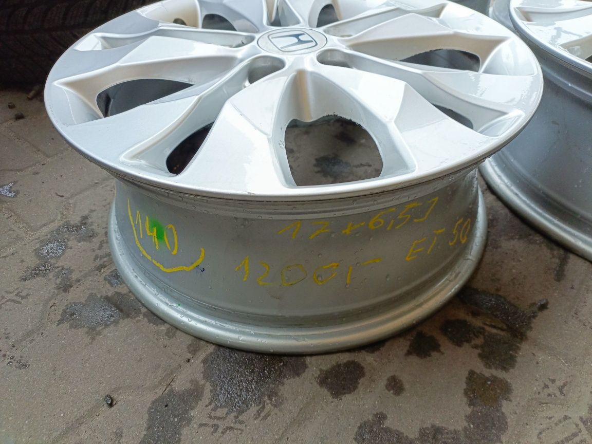 Felgi aluminiowe oryginalne honda 5x114,3 6,5jx17 et50