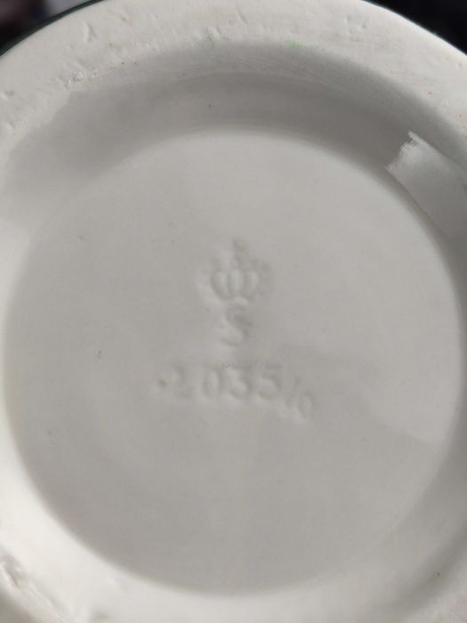 Śliczny ceramiczny kufel - Motywy kwiatowe - 0,75 L - Sitzendorf #2