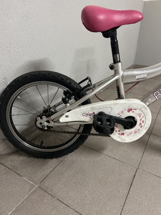 Bicicleta berg charm 16 rosa usada