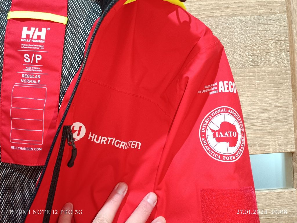 HELLY Hansen Hurtigruten kurtka męska Proof /S-M-nowa