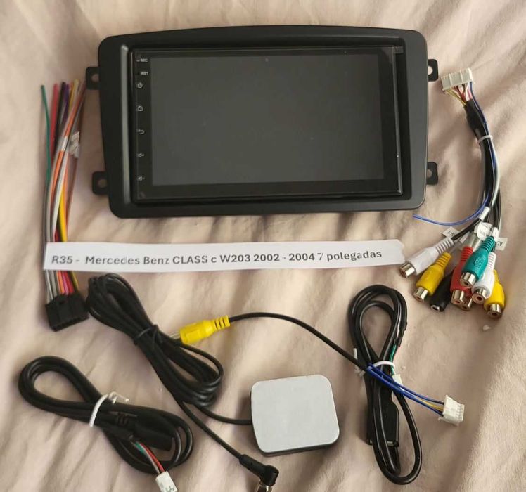 R35 Auto Rádios Mercedes Benz CLASS c W203 desde 2002 a 2004 7`android