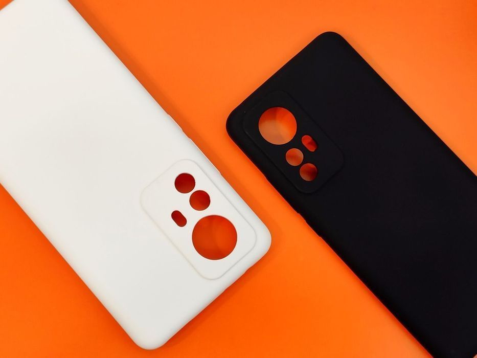 Чехол Silicone Case для Xiaomi 12 Pro силикон микрофибра качество