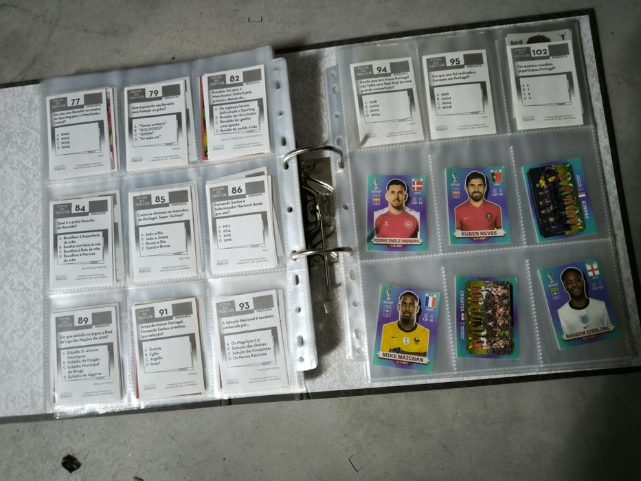 Cromos Coleção Fome de Vencer