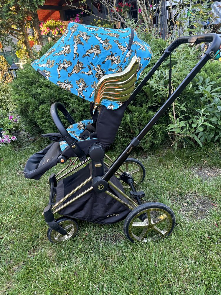 Wozek  Cybex Priam 1.0 Wózek Spacerowy By Jeremy Scott Cherub Blue