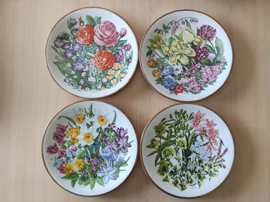 Coleção "Os Pratos Florais dos 12 Meses do Ano"