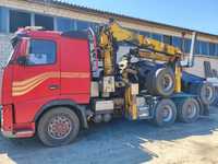 Volvo FH16 do drewna loglift  uszkodzony silnik