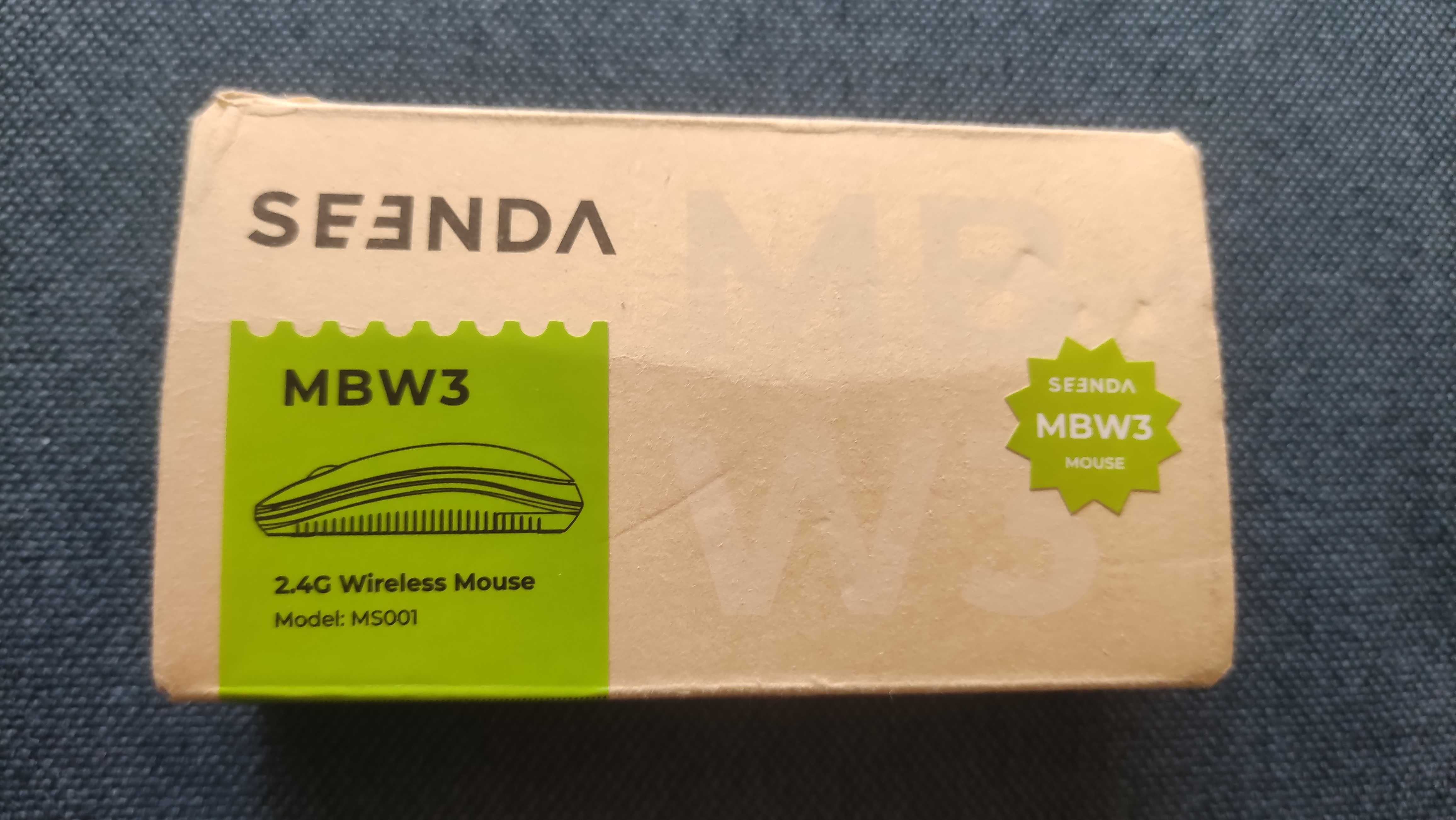 Бесшумная, беспроводная мышь Seenda, 2.4Гц, USB. Новая, ультралегкая