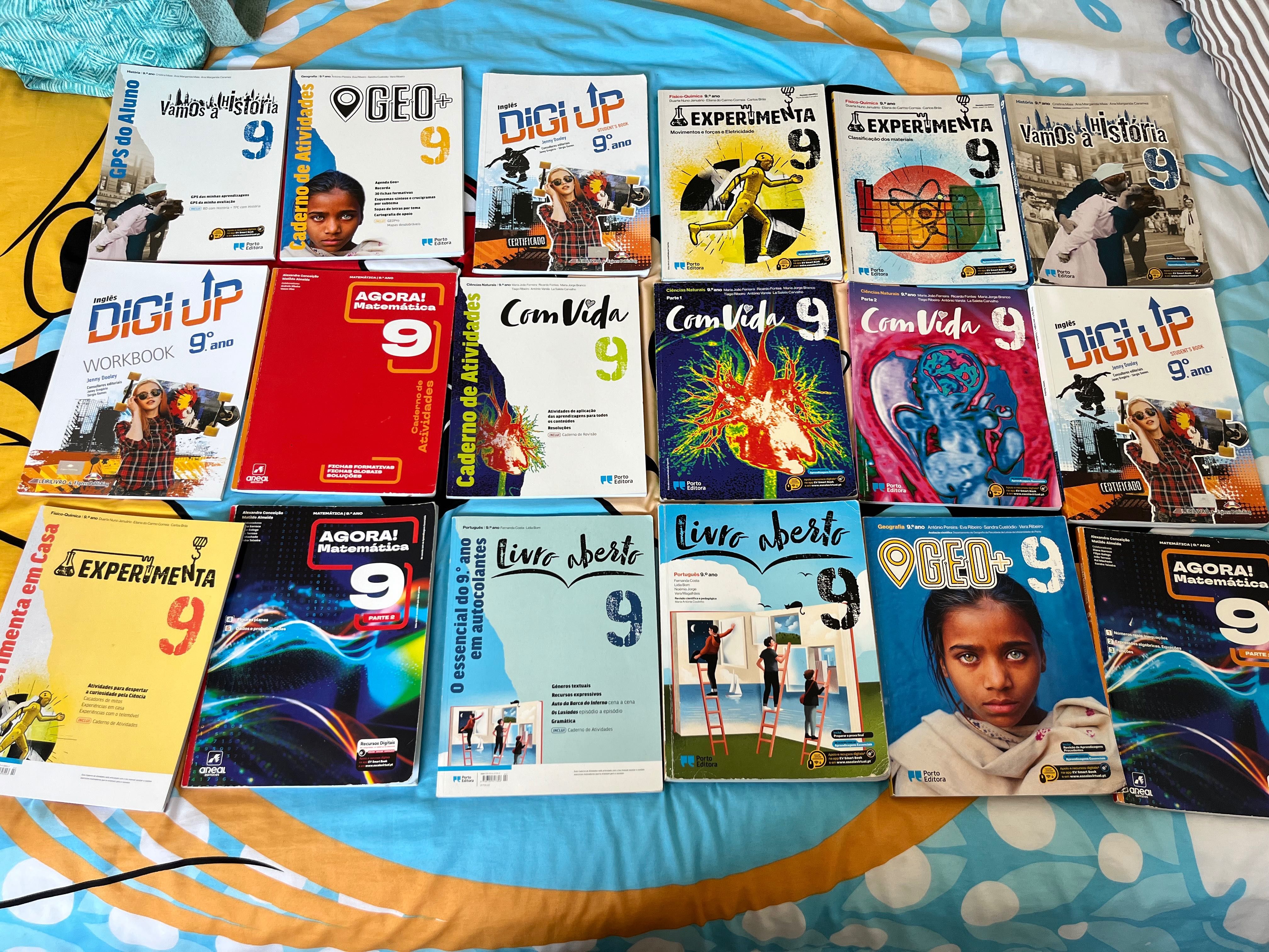 Livros escolares 9 ano